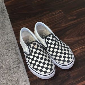 Size 7 checkered vans